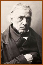 Victor Cousin - portrait by Gustave Le Gray, late 1850-s (fragment)