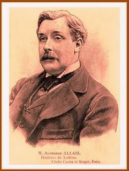 ...M. Alphonse Allais, Homme de Lettres, — так они посчитали умным...