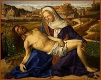 ...sondern auch bei Bellini — man denke an die Pietà aus der Academia...