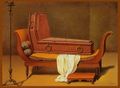 Magritte. Perspective... Madame Recamier de David 1950.jpg